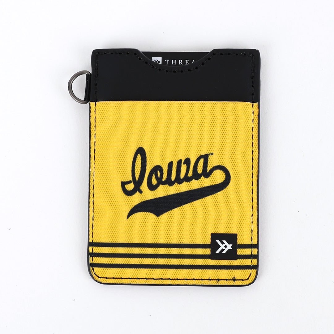 Vertical Wallet - University of Iowa Yellow - Thread®