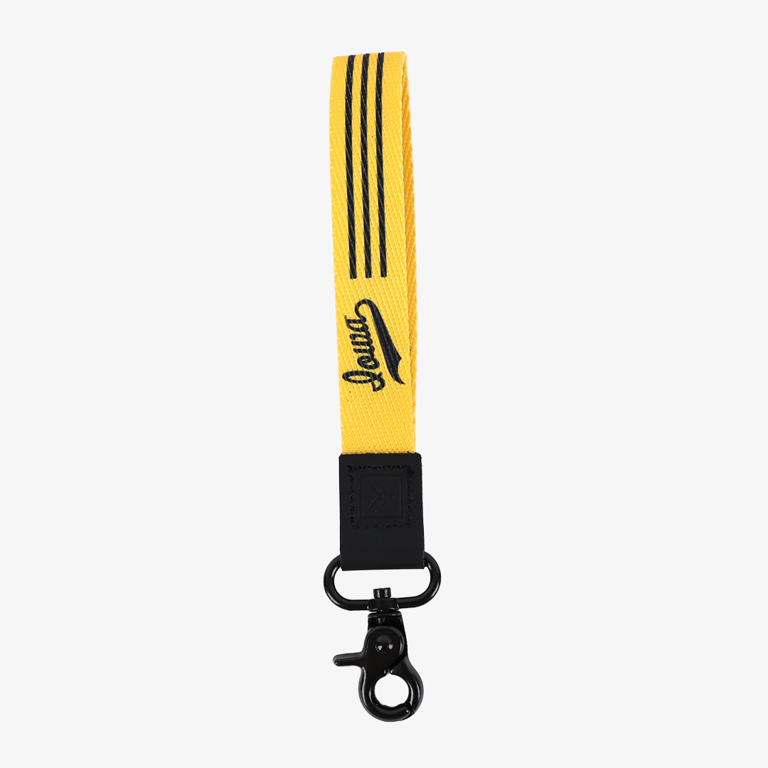 University of Iowa Yellow - Wristlet Keychain