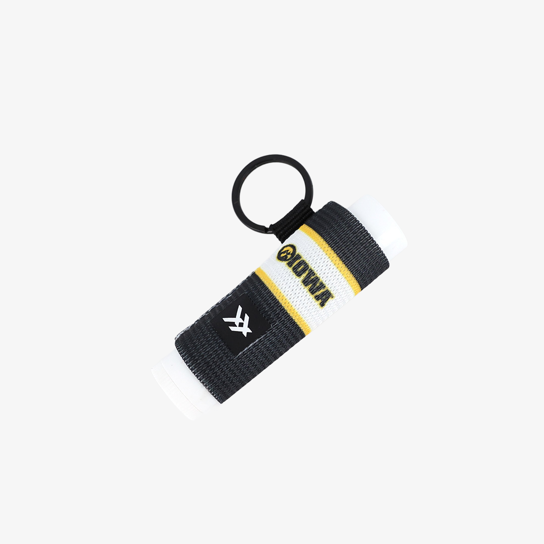 University of Iowa Stripes - Chapstick Holder Keychain