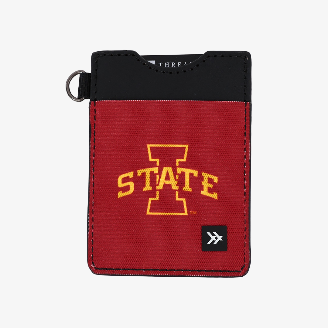Iowa Red - Vertical Leather Wallet