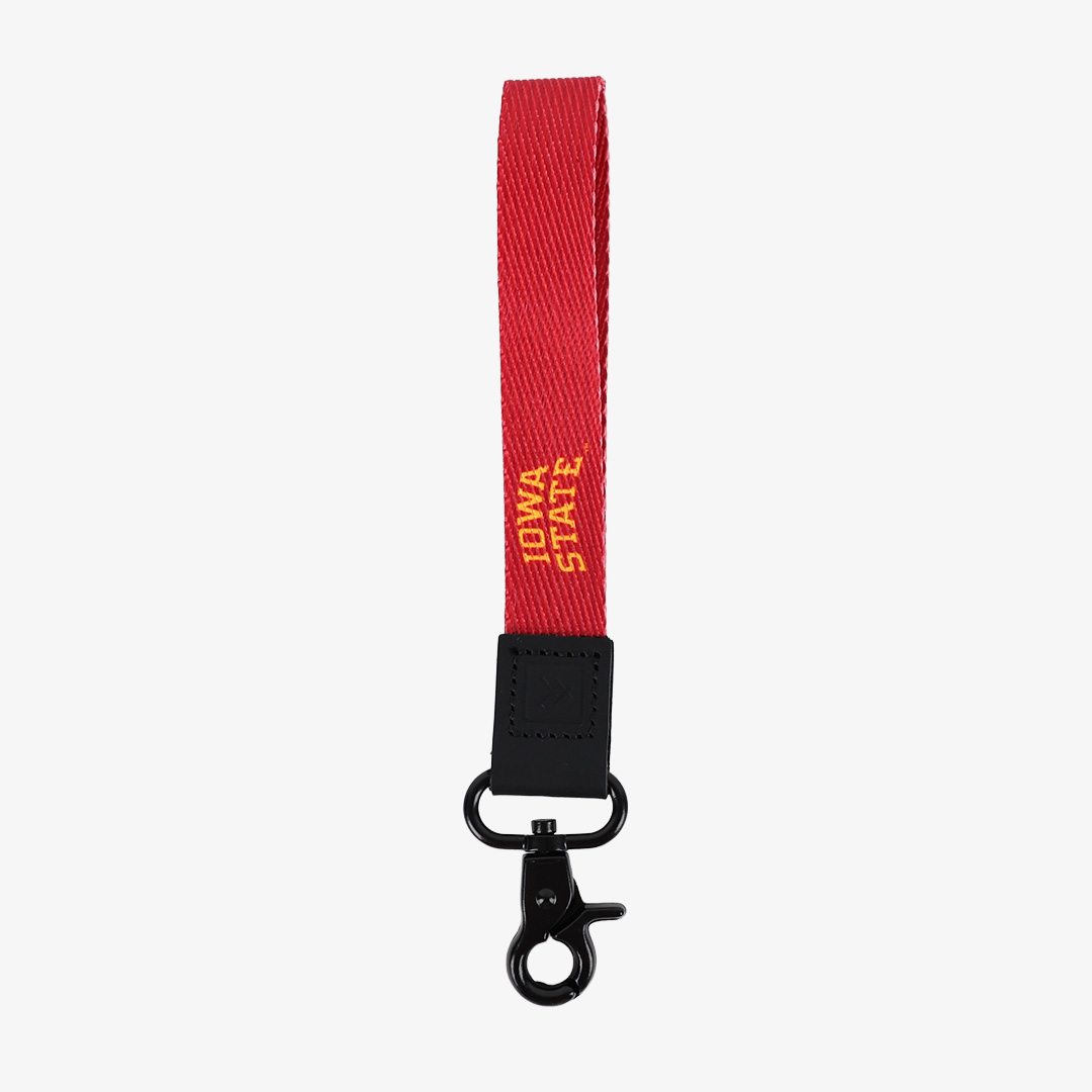 Iowa State Stripes - Wristlet Keychain