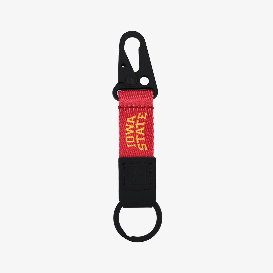 Iowa State Stripes - Keychain Clip