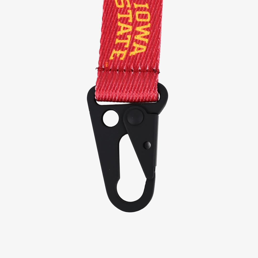 Iowa State Stripes - Keychain Clip