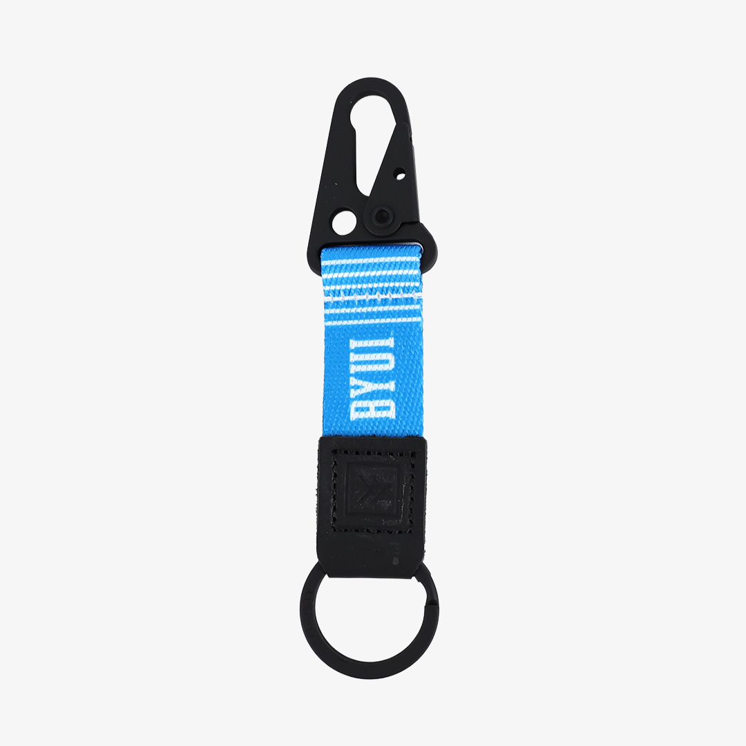 BYUI Blue Stripes - Keychain Clip