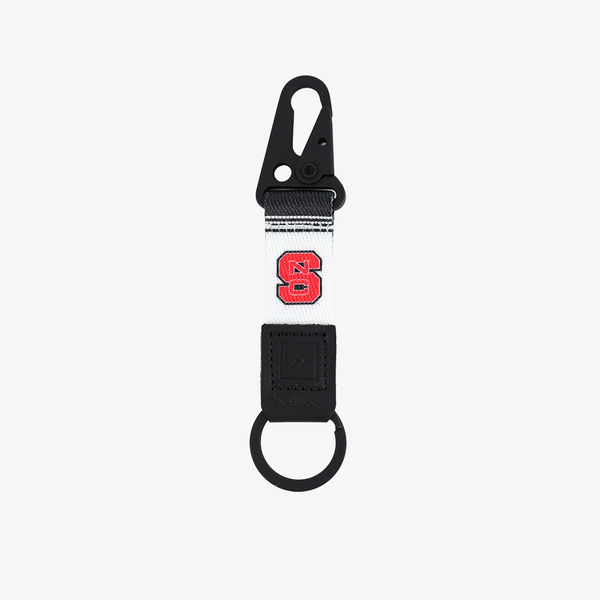 NC White Stripe - Keychain Clip