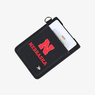 Nebraska Black - Vertical Leather Wallet