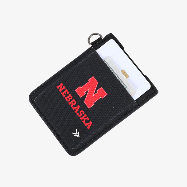 Nebraska Black - Vertical Leather Wallet