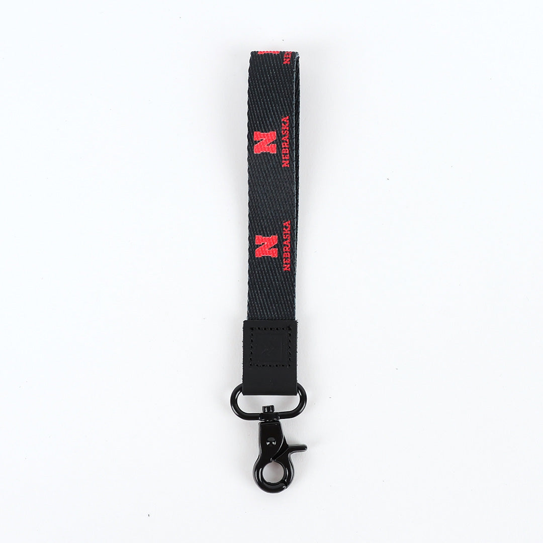Wrist Lanyard - Nebraska Black - Thread®