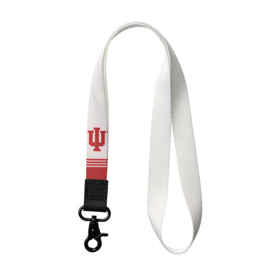 Indiana University White - Neck Lanyard