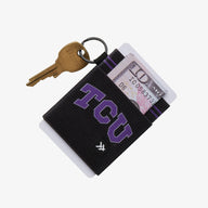 Elastic Wallet - TCU Black - Thread®