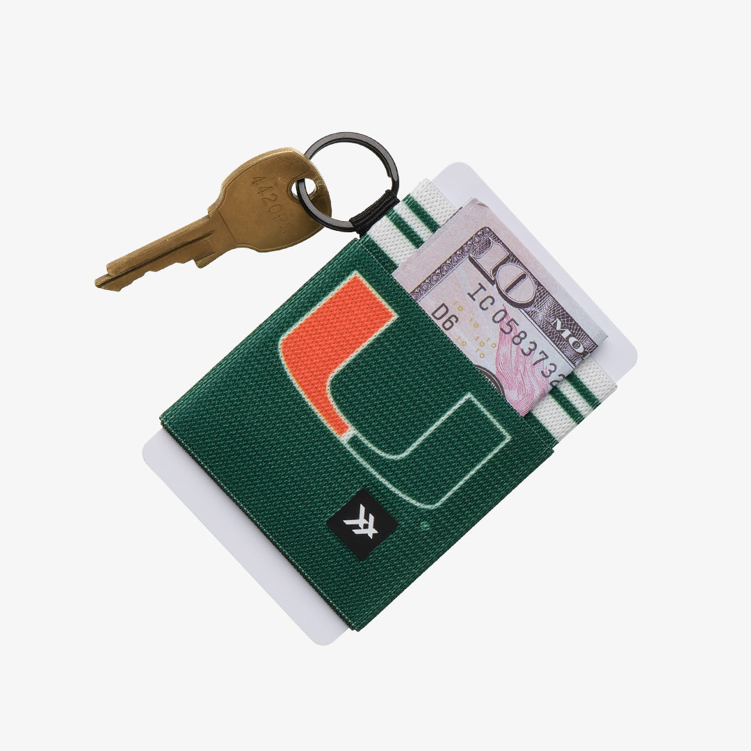 Elastic Wallet - University of Miami Green - Thread®