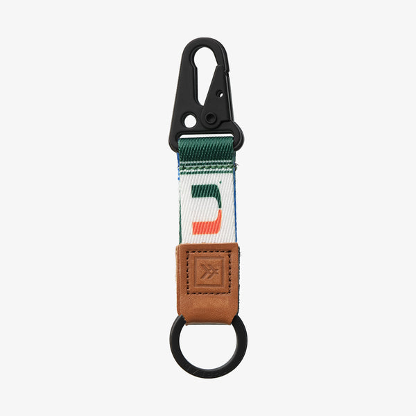Keychain Clip - University of Miami White - Thread®