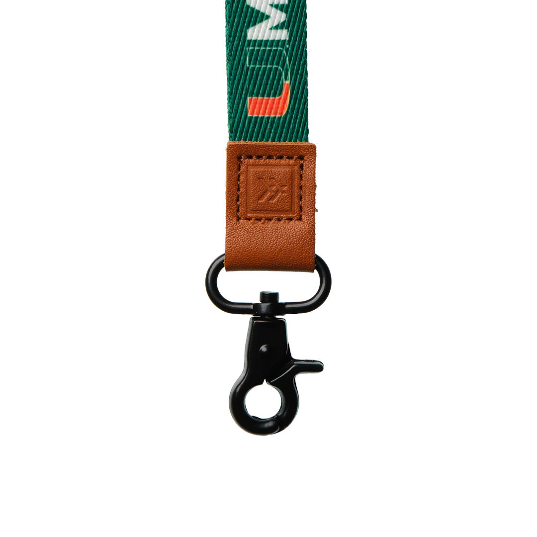 Neck Lanyard - University of Miami Green - Thread®