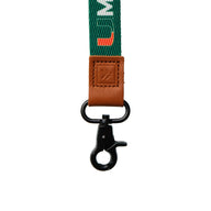 Wristlet Keychain - University of Miami Green - Thread®