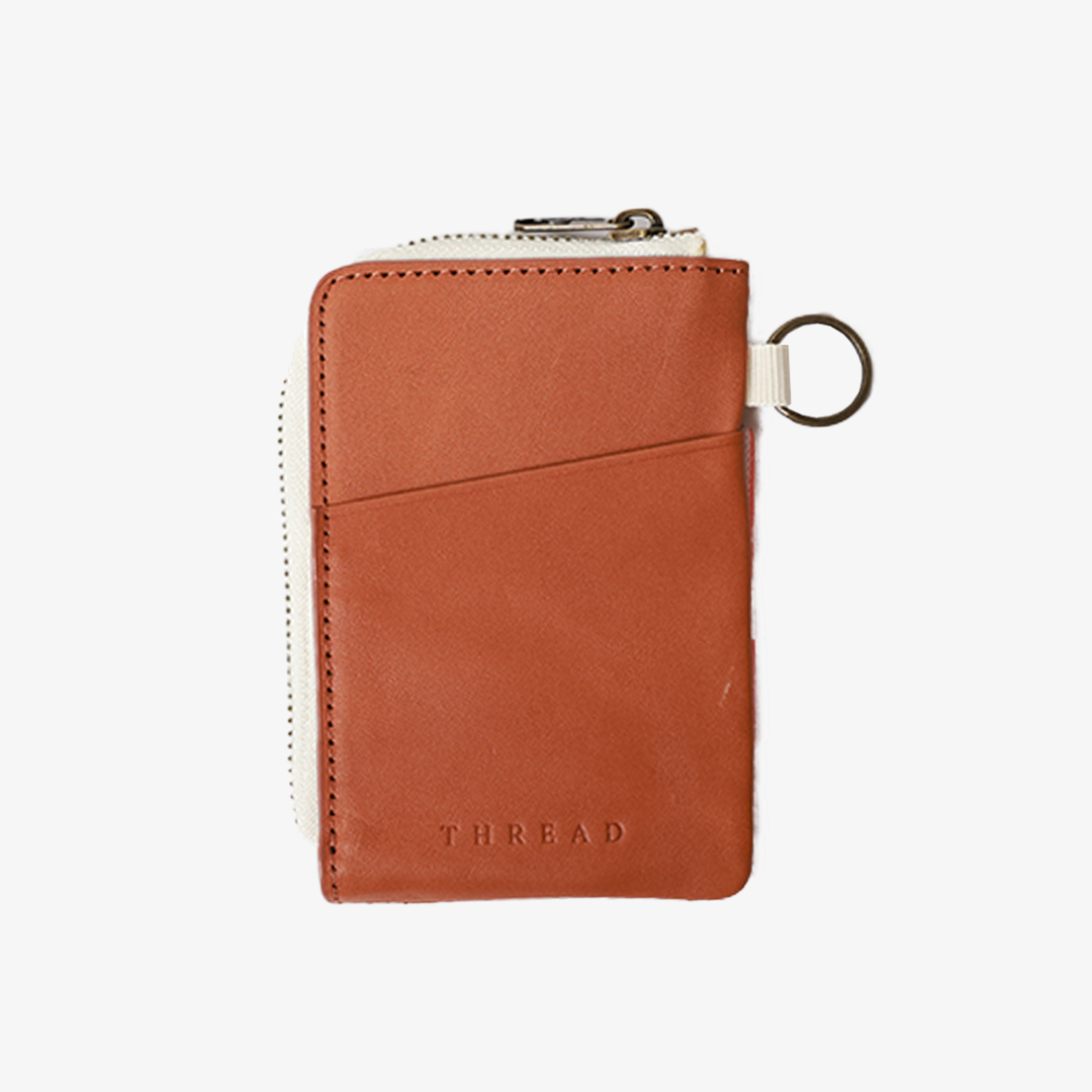 Leather Zip Wallet - Scout Peach - Thread®