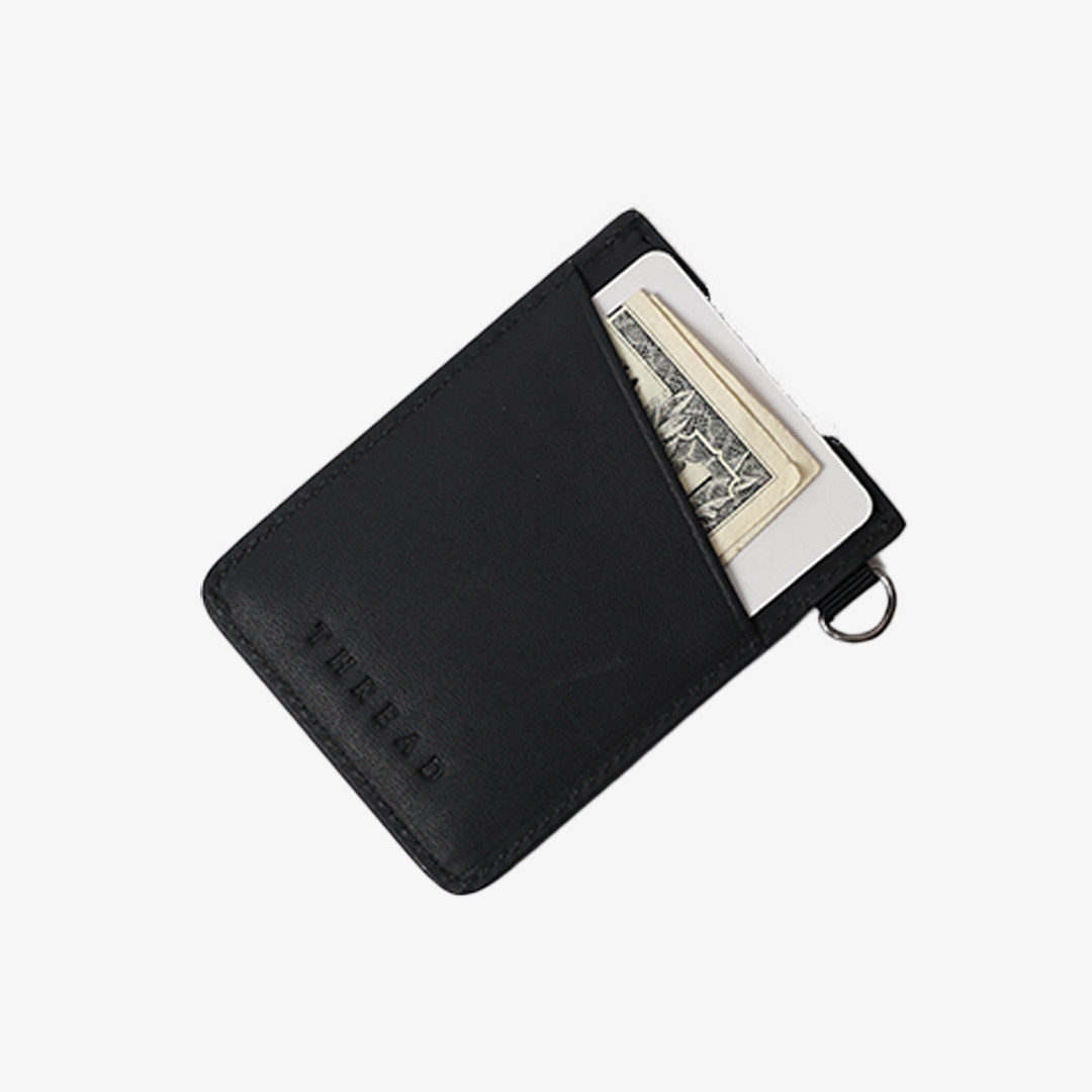Vertical Leather Wallet - Sanders Stone - Thread®
