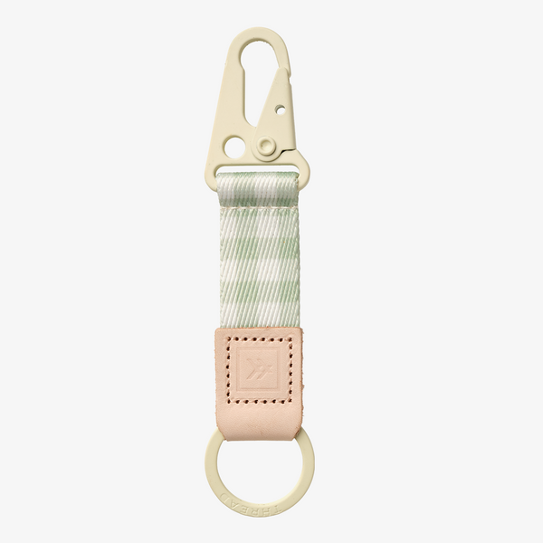 Keychain Clip - Green Gingham - Thread®