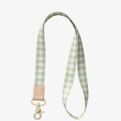 Green Gingham - Neck Lanyard