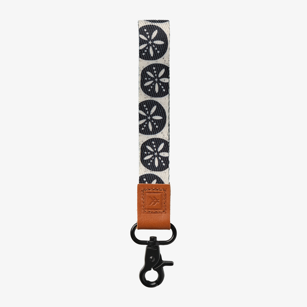 Wristlet Keychain - Sand Dollar Black - Thread®