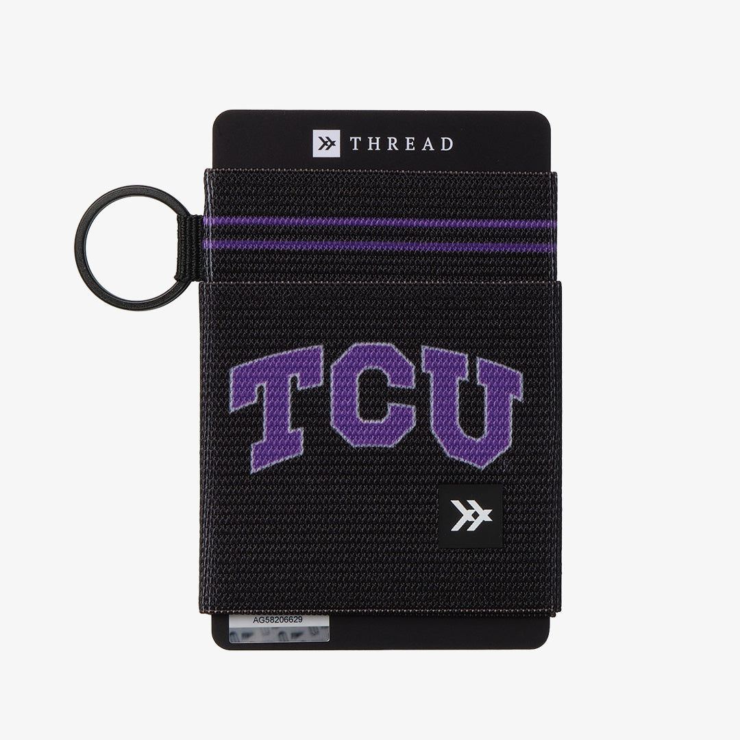 Elastic Wallet - TCU Black - Thread®
