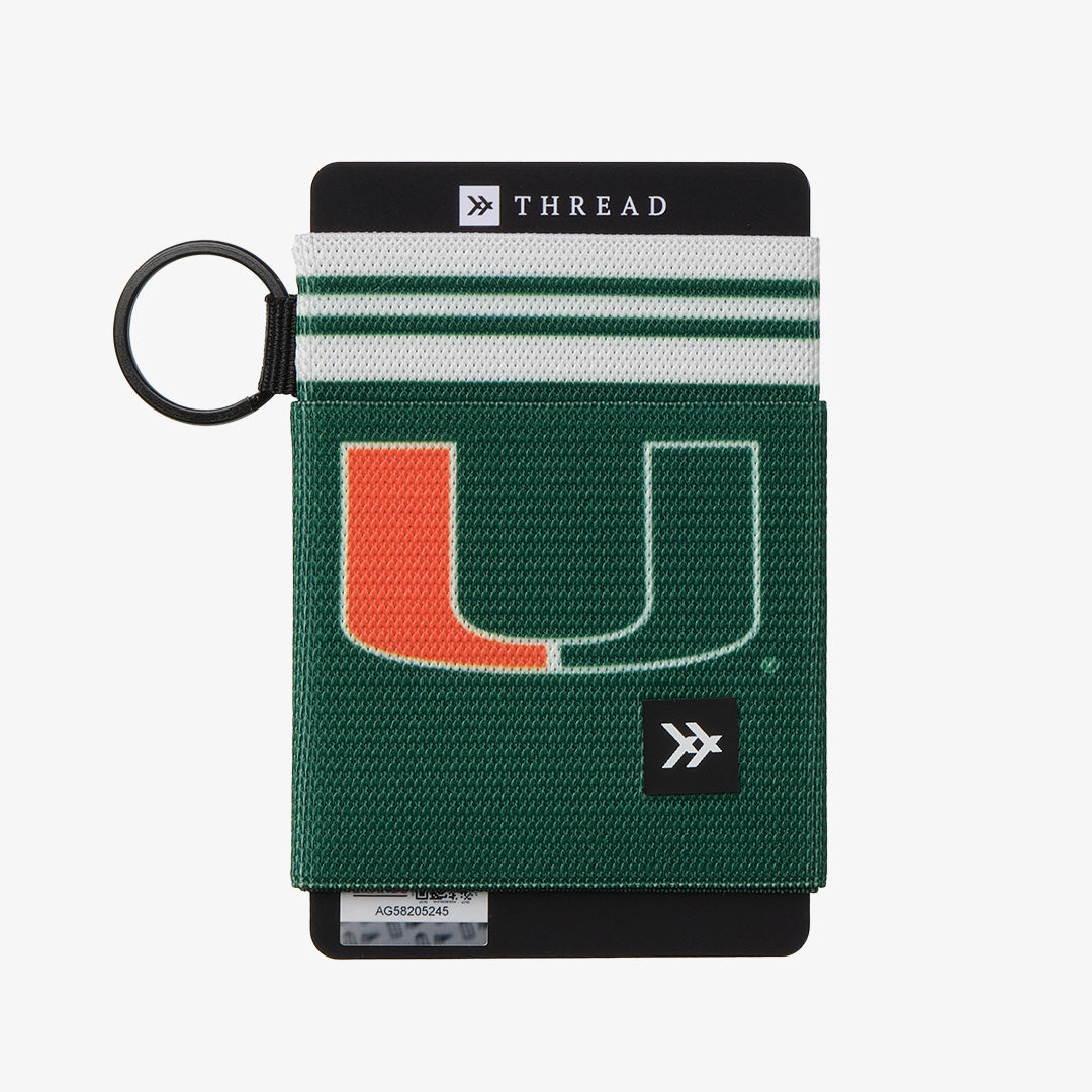 Elastic Wallet - University of Miami Green - Thread®