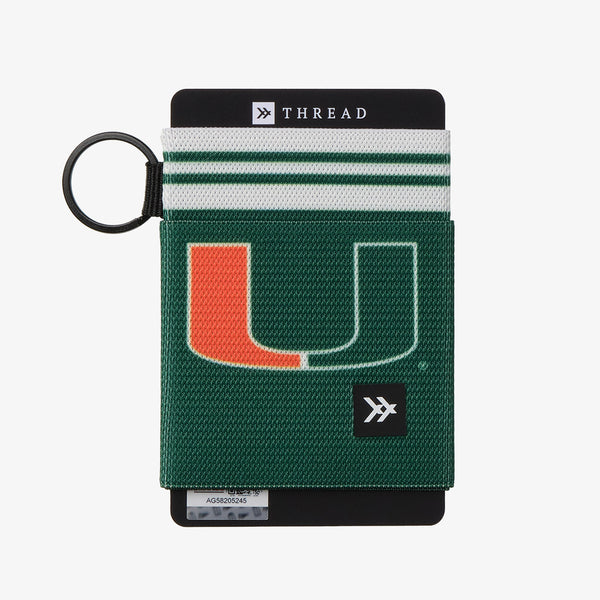Elastic Wallet - University of Miami Green - Thread®