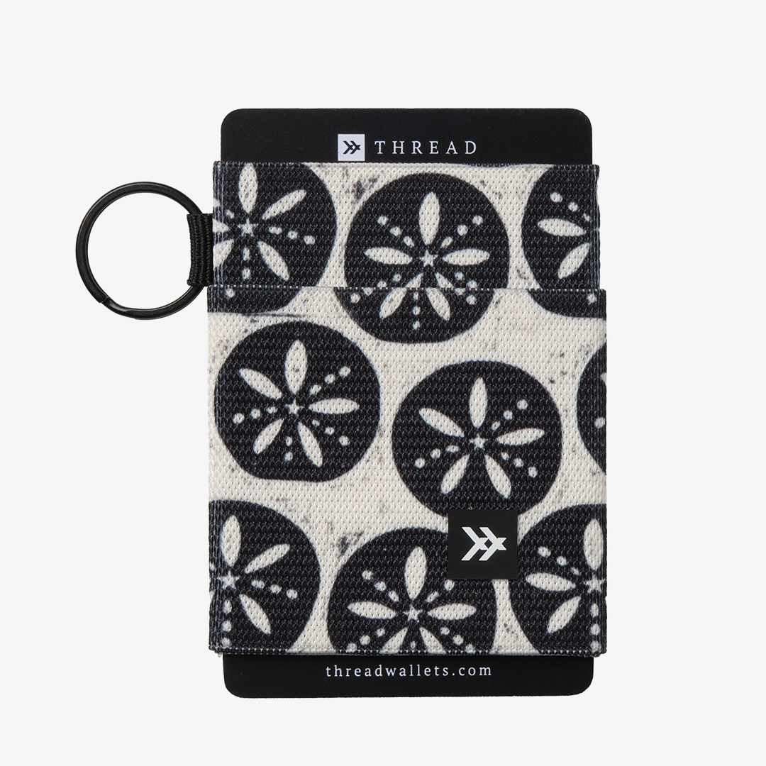 Elastic Wallet - Sand Dollar Black - Thread®