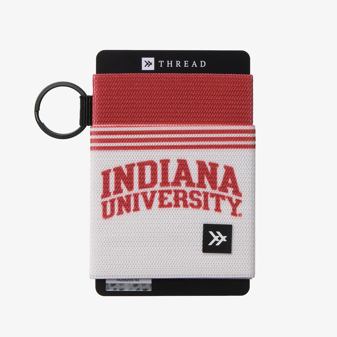 Elastic Wallet - Indiana University White - Thread®