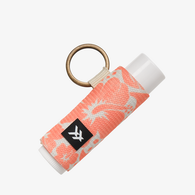 Coral Crush - Chapstick Holder Keychain