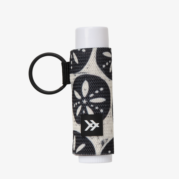 Chapstick Holder Keychain - Sand Dollar Black - Thread®