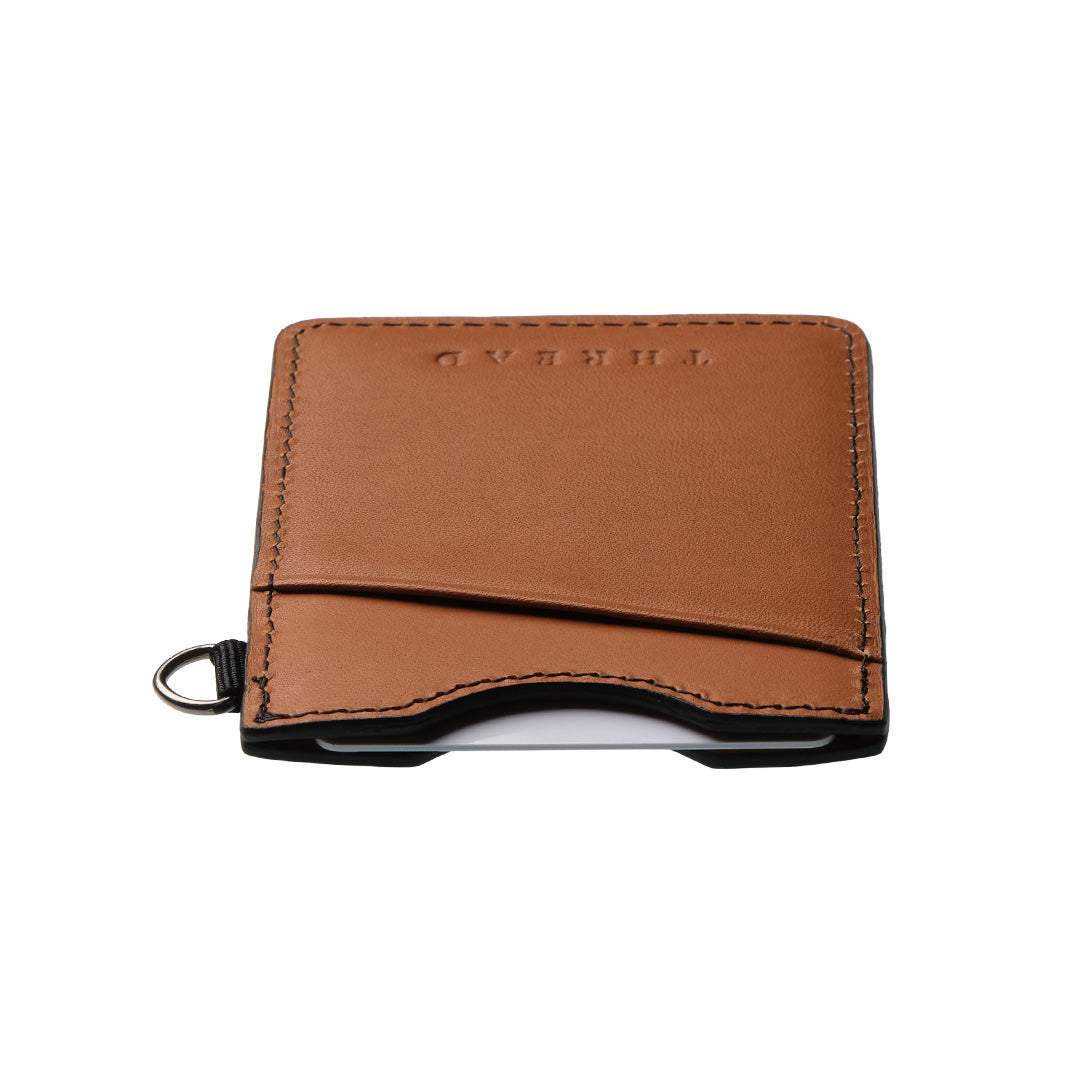 Vertical Leather Wallet - University of Miami Green - Thread®