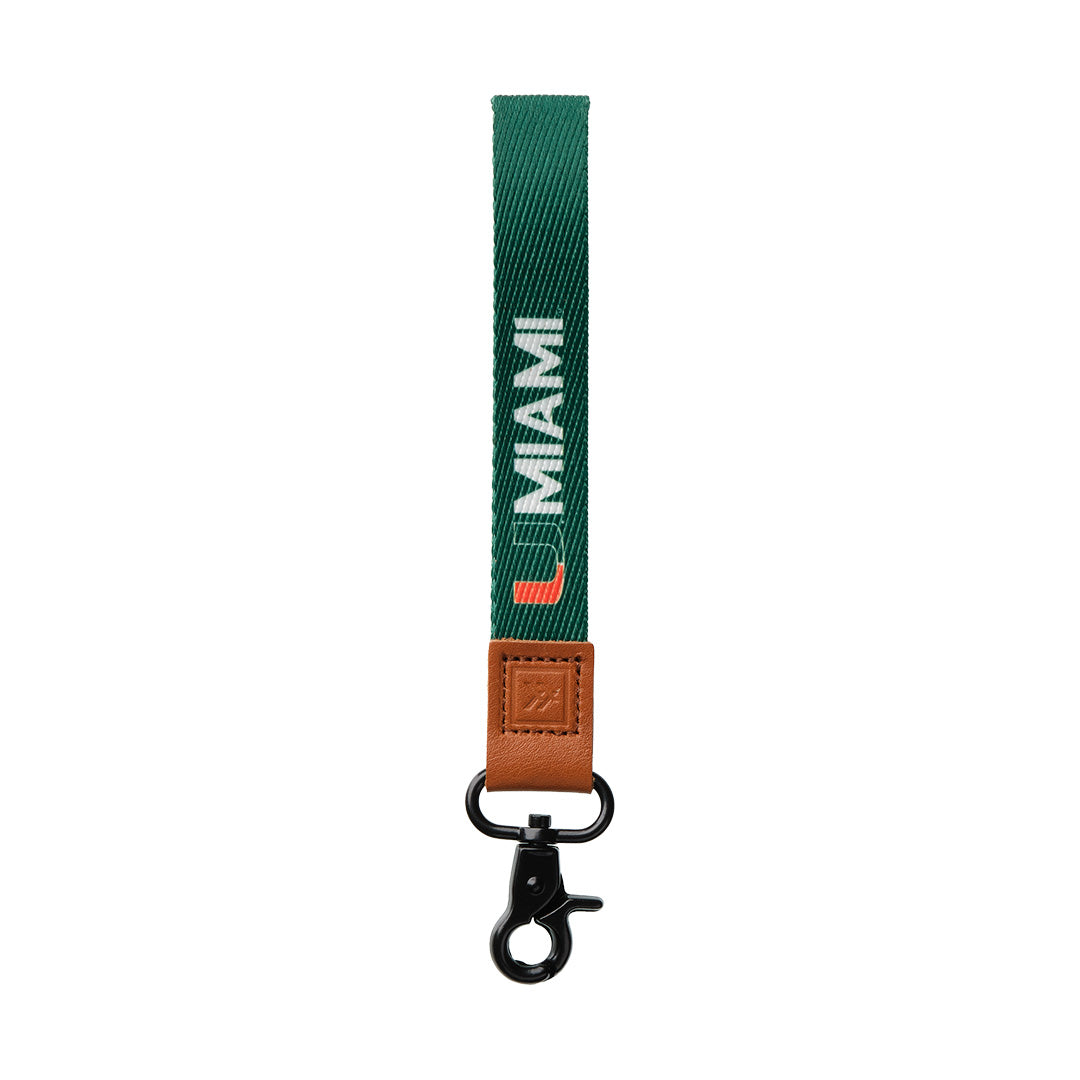 Wristlet Keychain - University of Miami Green - Thread®