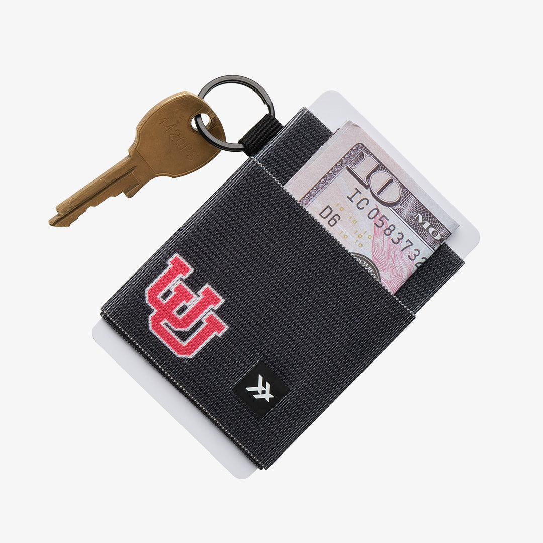 UofU Interlocking Black Elastic Wallet | Thread® · Thread®