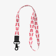 Neck Lanyard - UofU Interlocking White - Thread®