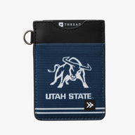 Vertical Leather Wallet - USU Bull - Thread®