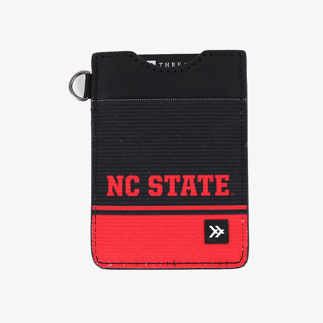 NC Red - Vertical Leather Wallet