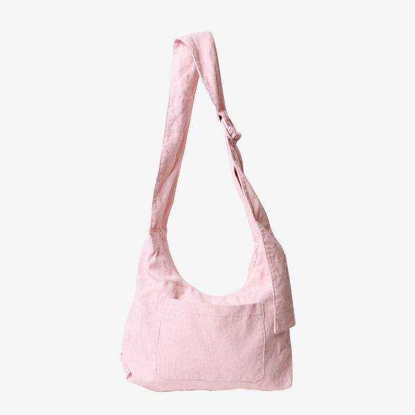 Small Slouchy Shoulder Bag - Rose Dust Corduroy - Thread®