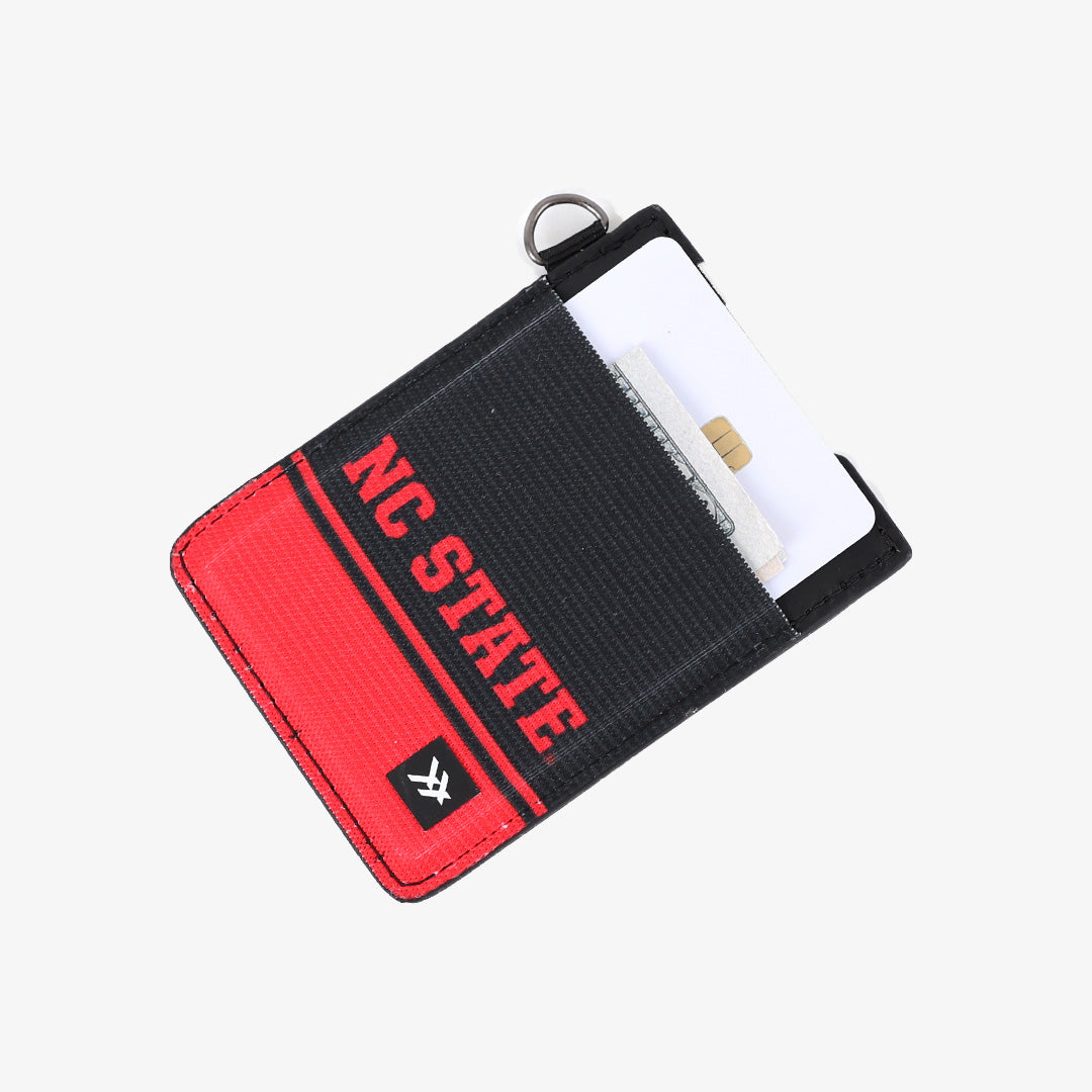 NC Red - Vertical Leather Wallet