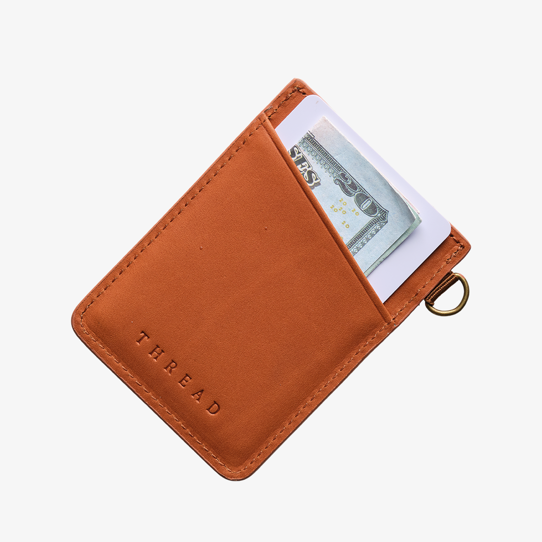 Vertical Leather Wallet - Bondi - Thread®