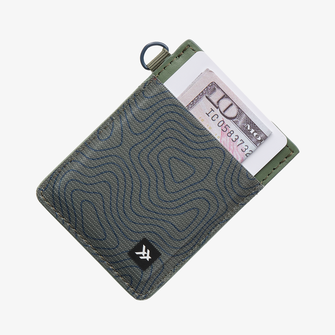 Vertical Leather Wallet - Topo - Thread®