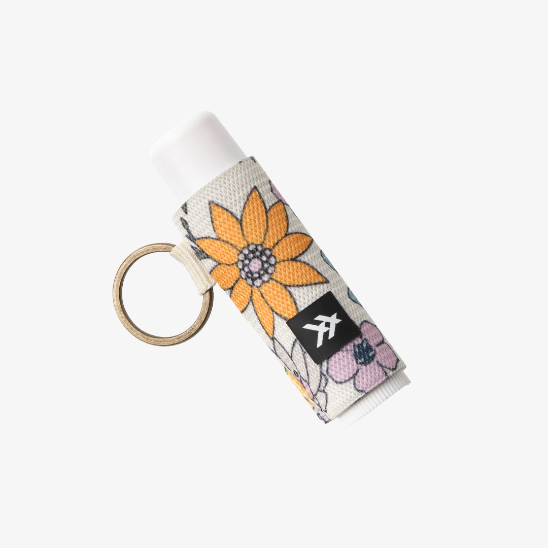 Chapstick Holder Keychain - Mountain Flowers - Thread®
