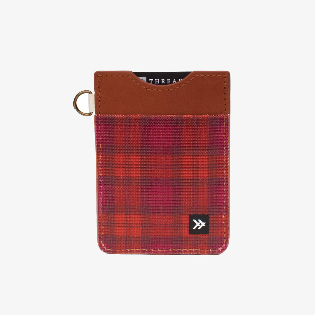 Vertical Wallet - Rosewood - Thread®