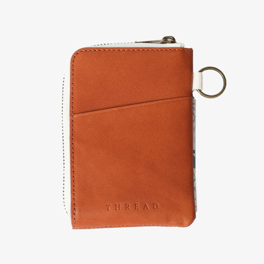 Blossom | Leather Zip Wallet | For Cards, Cash, Coins, & More | Thread ...