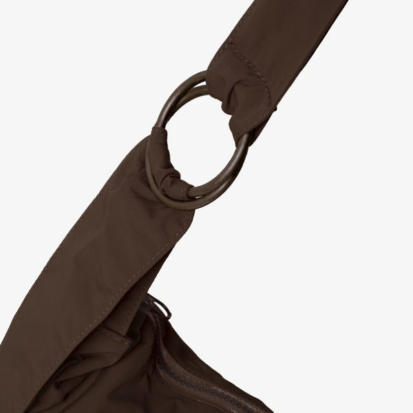 Small Slouchy Shoulder Bag - Chocolate - Thread®