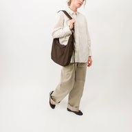 Small Slouchy Shoulder Bag - Chocolate - Thread®