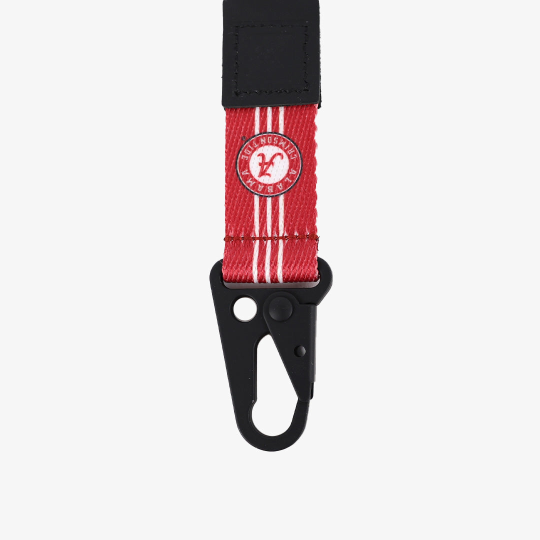 Alabama Crimson Stripe - Keychain Clip