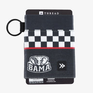 Alabama Black Checker - Elastic Wallet