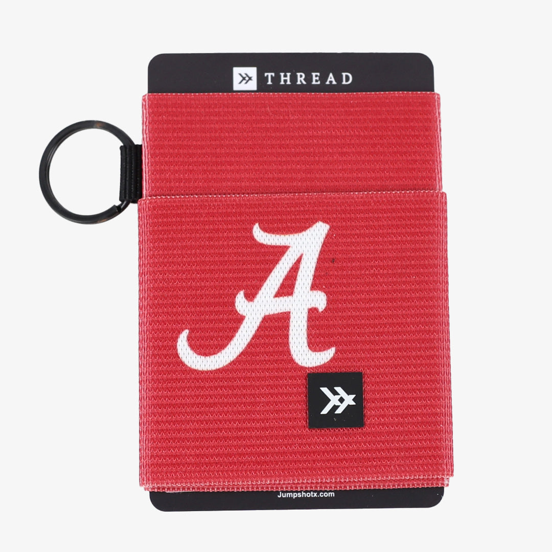 Alabama Crimson Solid - Elastic Wallet