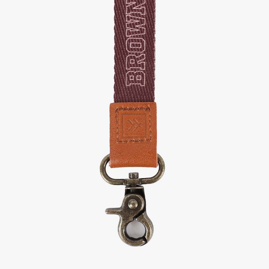 Brown Stripes - Neck Lanyard