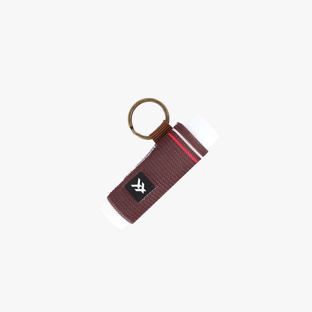Brown Crest - Chapstick Holder Keychain